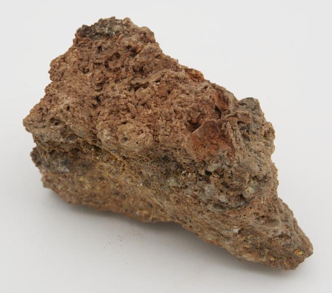 Cerussite breccia, contains 14 per cent. lead and 48.60 oz