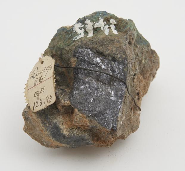 Galena with associated copper ore, contains 56 per cent