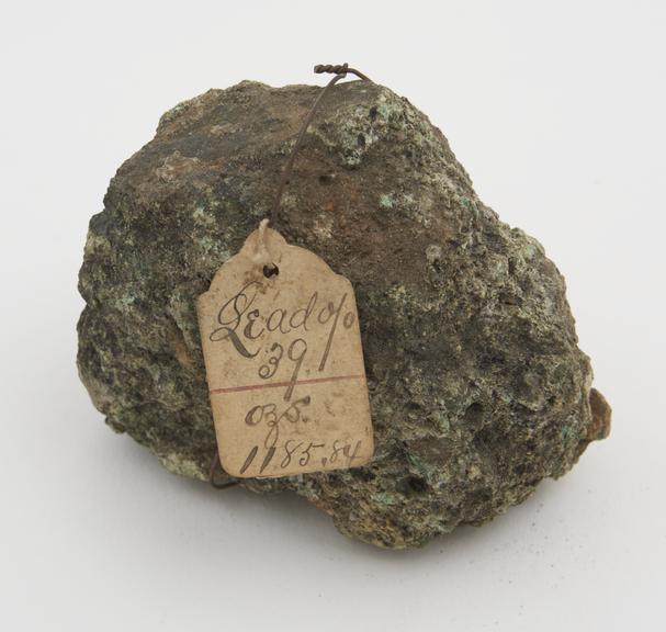 Coppery gossan, containing 39 per cent. lead and 1,105.84 oz