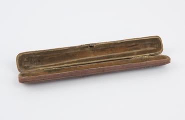 Case for the mercury thermometer from the English Reifler escapement astronomical clock designed by E. T. Cottingham