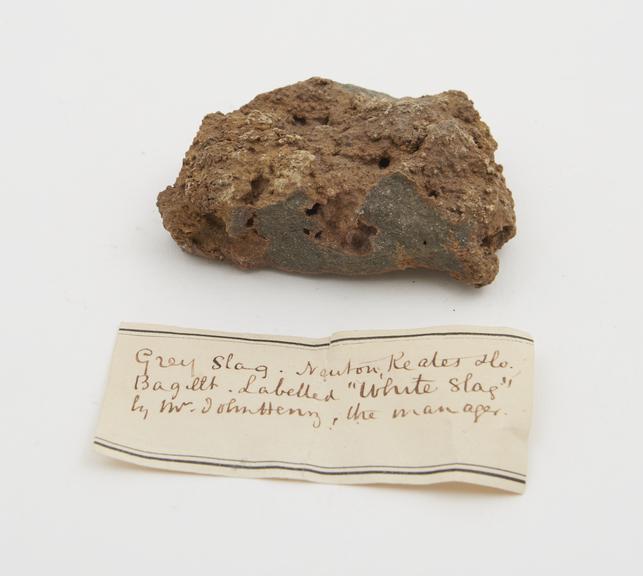 Grey slag, from Newton, Keats and Co.'s Works, Bagillt