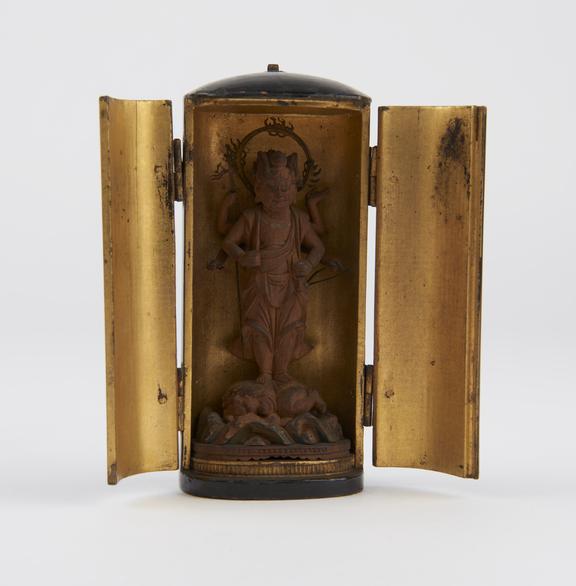 Carved wooden figure