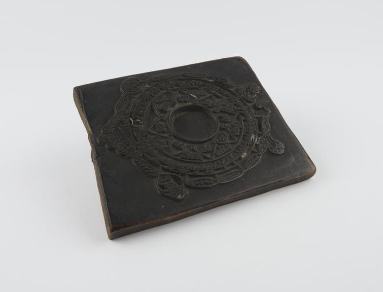 Printing block for prayer and mandala