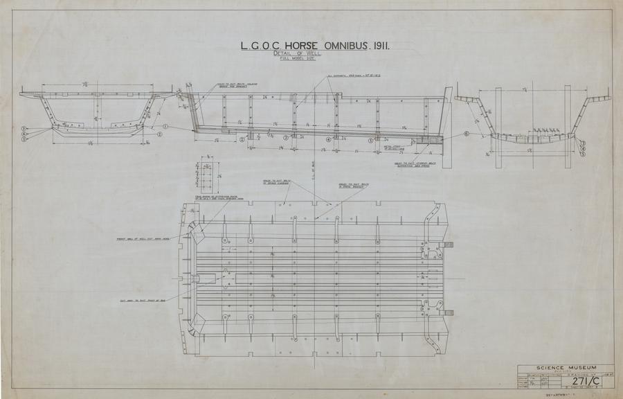 L.G.O.C. Horse Omnibus 1911 Detail of Well