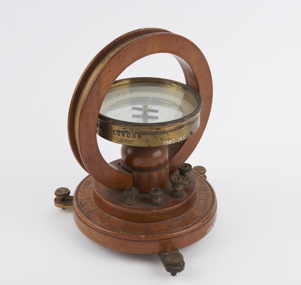 Tangent galvanometer, by Becker of Hatton Wall, London