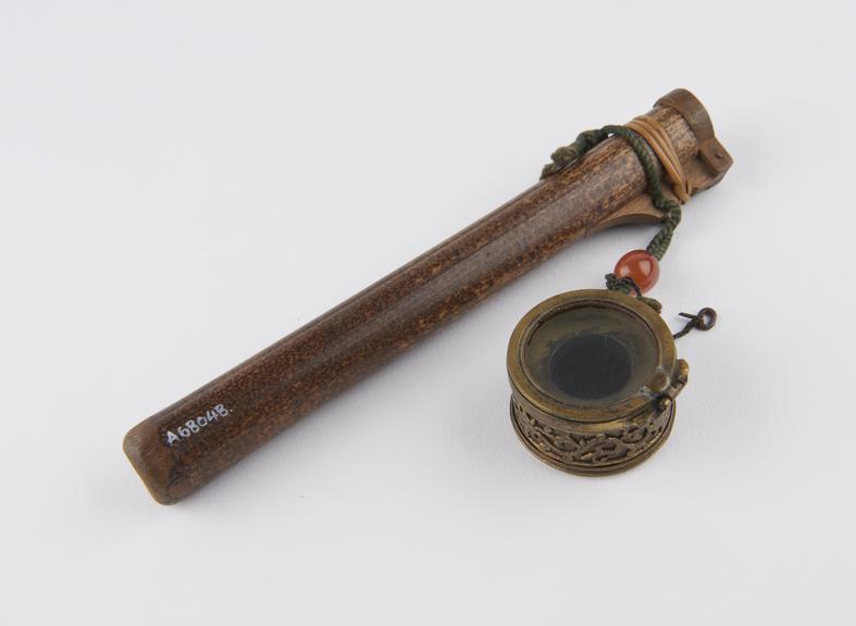 Cane and hair pen