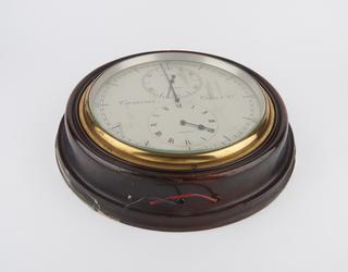 Companion dial, for 'Sychronome' astronomical regulator