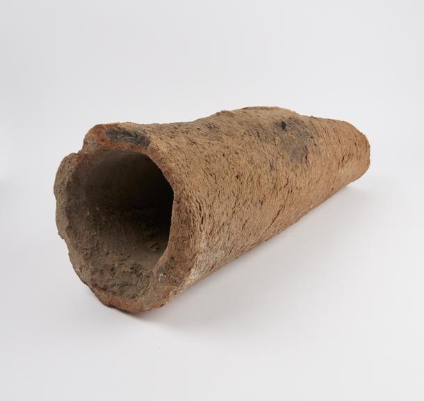 Water pipe, tapered, terracotta, Roman, 200BC-200AD