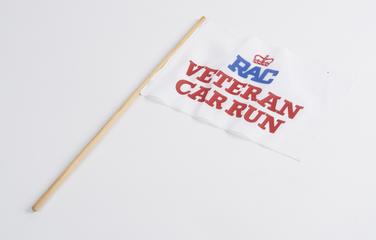 Veteran Car Run flag, associated with a 10hp two-cylinder Rolls-Royce motorcar