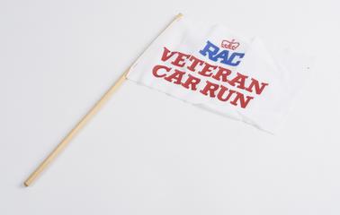 Veteran Car Run flag, associated with a 10hp two-cylinder Rolls-Royce motorcar