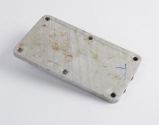 Rectangular plate, associated with a 10hp two-cylinder Rolls-Royce motorcar