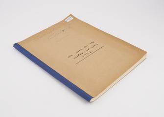 Cash book used for occupational therapy payments at St. Audry’s Hospital, United Kingdom, 1952-1972