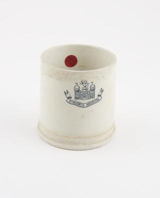 Shaving mug from St Audry's Hospital