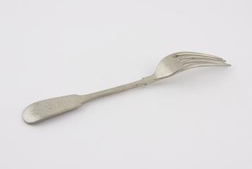 Fork marked with the Brighton Mental Hospital stamp