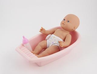 Infant doll used in experiments on the gender behaviour of children
