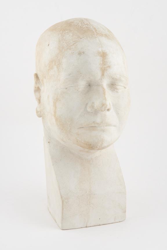 Anonymous plaster head on stand probably representing excuted