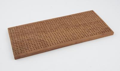Wooden peg board with approximately 800 holes