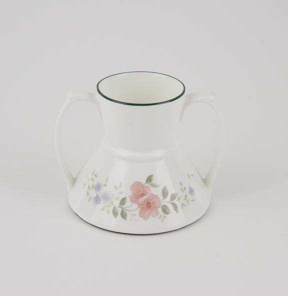 'Tumble-not' mug - bone china mug with large base and double