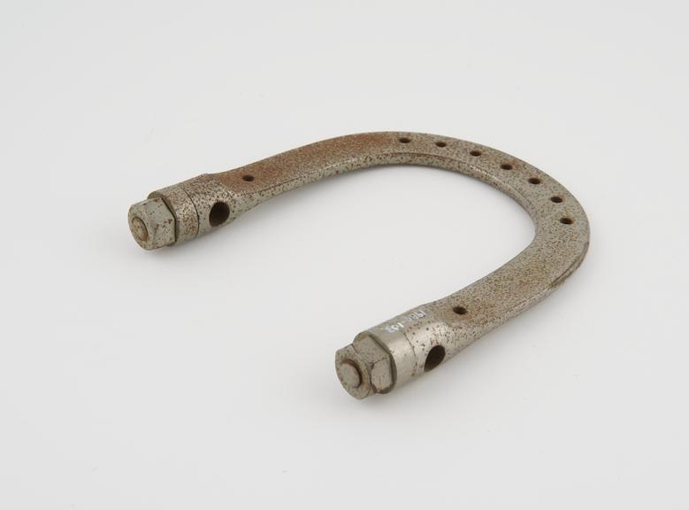 Two Sinclair's foot pieces for the application of traction to