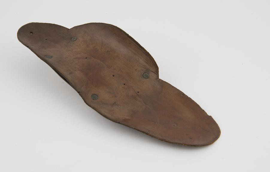 Reinforced sole, right foot, made in America, 1914-1918