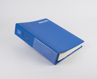 DEC Rainbow 100 paperwork in blue Philips folder