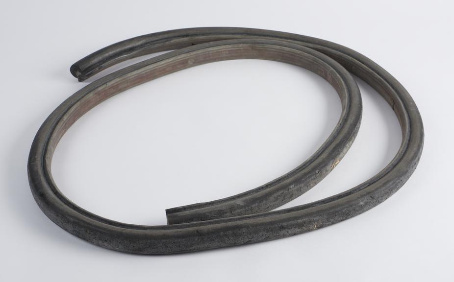 Rubber from wheel from the three wheeled motor car, by Benz