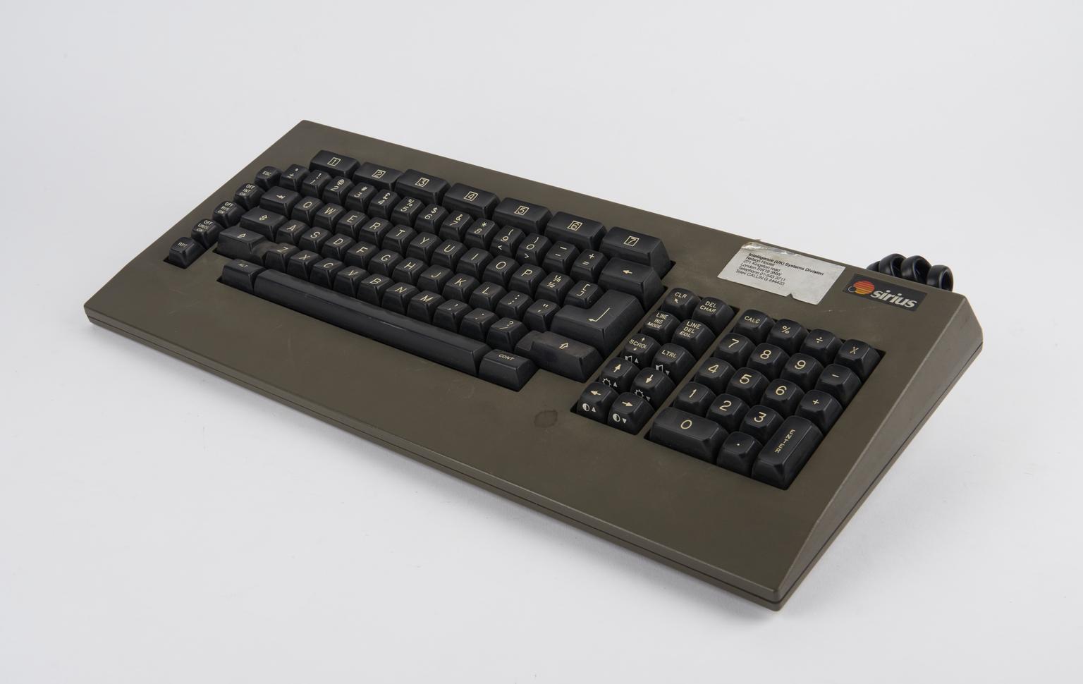 Sirus Microcomputer Keyboard, from Sirius microcomputer | Science Museum Group Collection