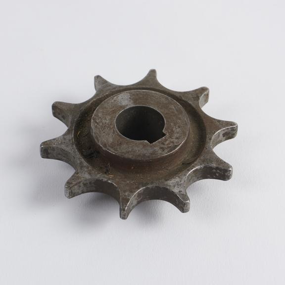 Metal cog from the three wheeled motor car, by Benz, Paris