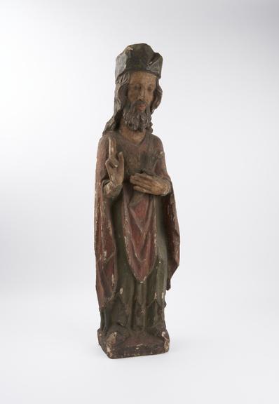 Wooden figure of Saint Simeon Barsabba'e (figure - representation)