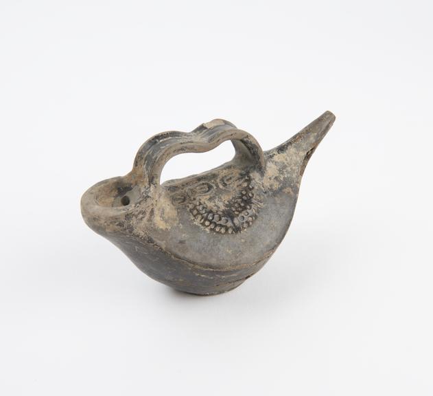 Pottery feeding bottle, Roman