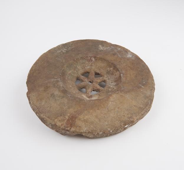 Circular stone slab