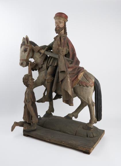 Statue of Saint Martin of Tours of horse-back