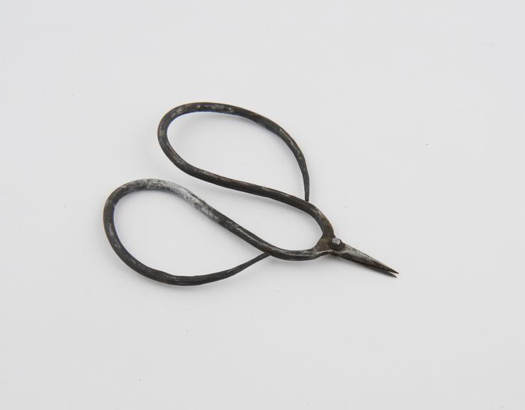 Pair of steel scissors, Indian ?, 1801-1900