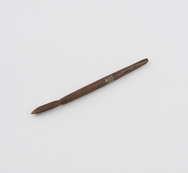 Couching needle, copper, Indian, 1801-1930