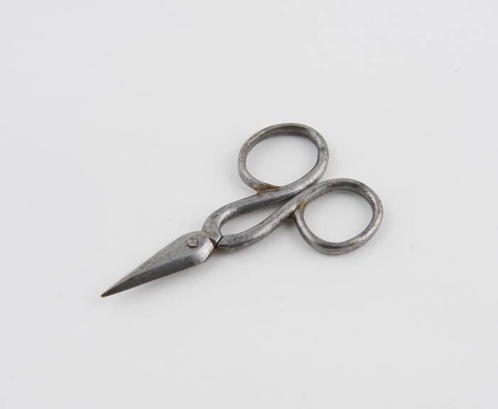 Steel scissors, Indian or Tibetan, 1801-1925