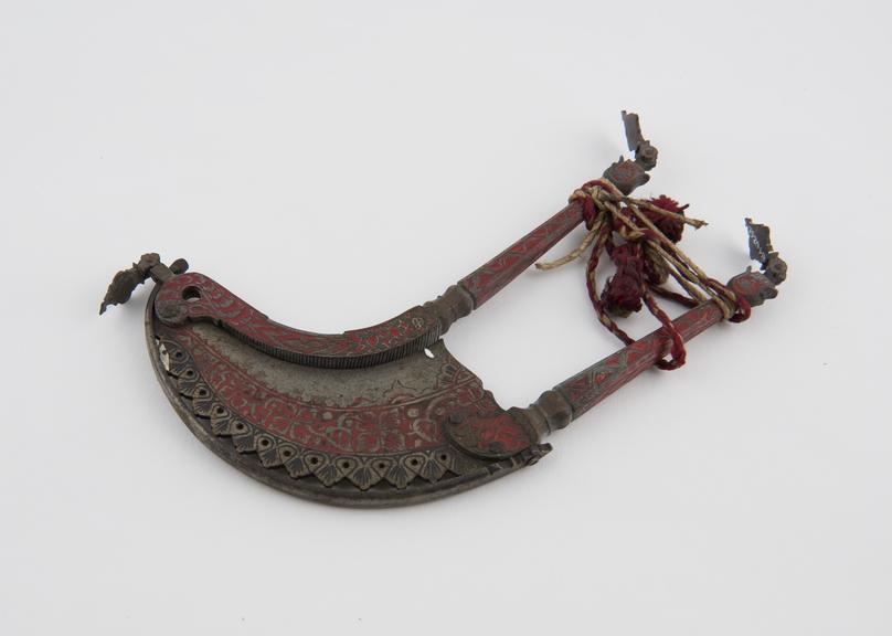 Betel nut cutter, steel, Indian, 1801-1900