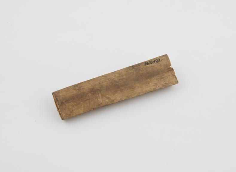 Wooden splint, Indian or Tibetan, 1801-1925