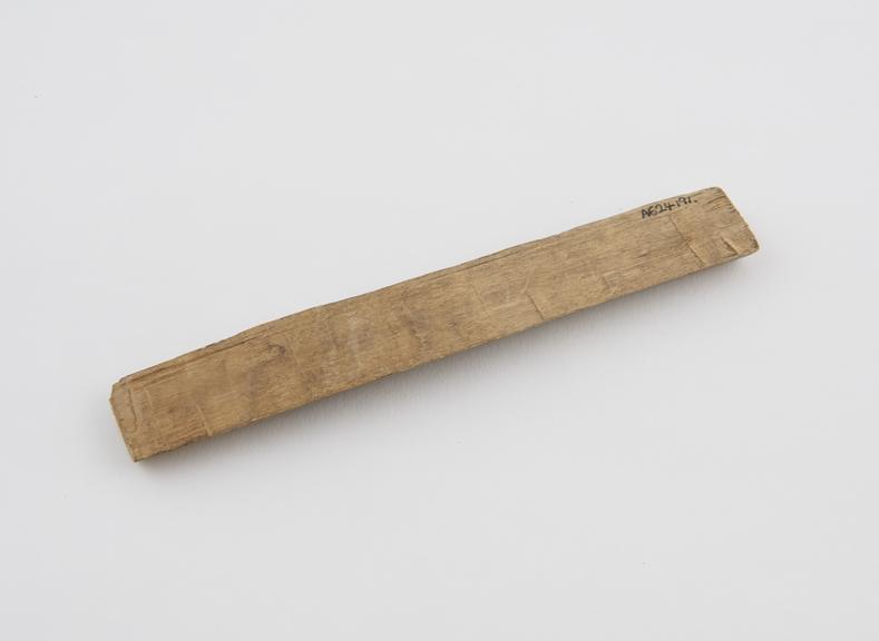 Wooden splint, Indian or Tibetan, 1801-1925