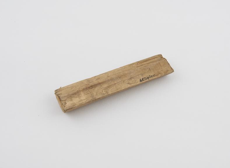 Wooden splint, Indian or Tibetan, 1801-1925