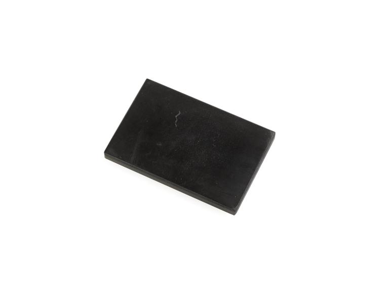 Rectangular touchstone purchased in the bazaar in Izmir in