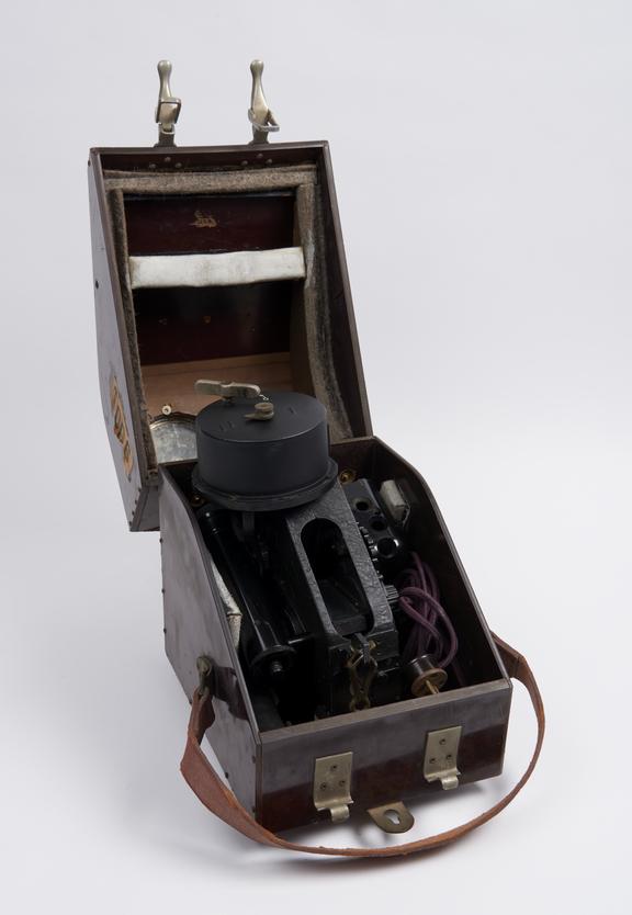 Bubble sextant made by Kelvin Hughes Ltd, London, about 1950