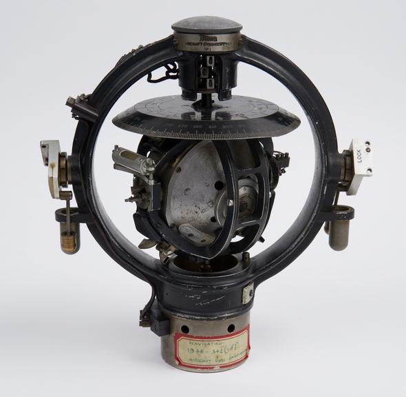 One of two aircraft gyro compasses - experimental