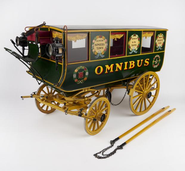 Shillibeer's omnibus, 1829, model (scale 1:6)