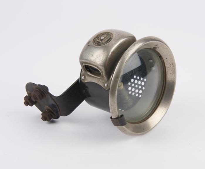 Side car acetylene lamp, Powell & Hanmer with Bray 315 burner c. 1925