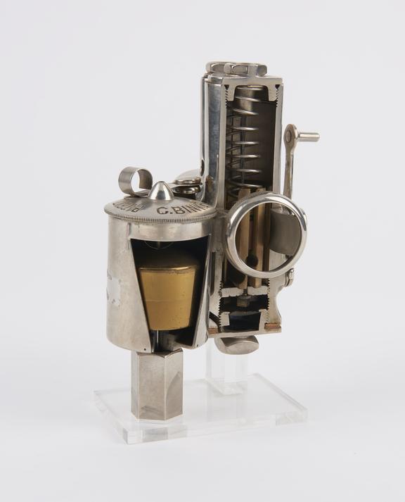 Binks 3-jet electro-plated carburettor no.12690, for motor cycle