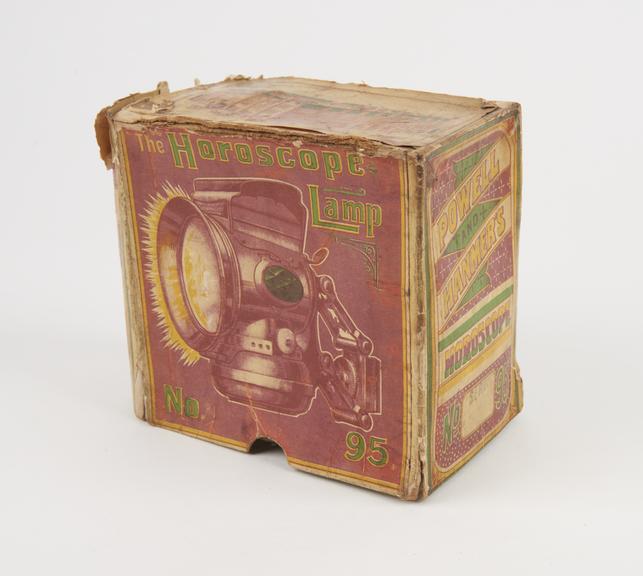 Box for "Horoscope" no.95 oil lamp. 1909-1922