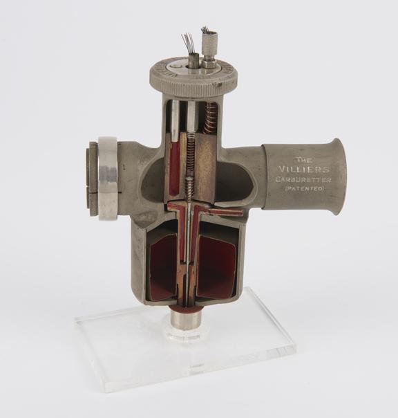 Villiers automatic carburettor for motor cycle, sectioned