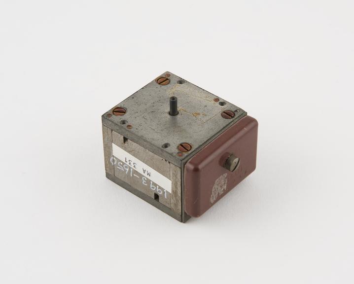 Magnetic relay as used in RAE RTV 1 (rocket test vehicle)