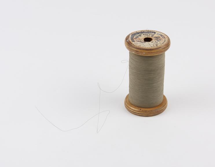 Spool of regenerated cellulose thread made by Lewcos England.