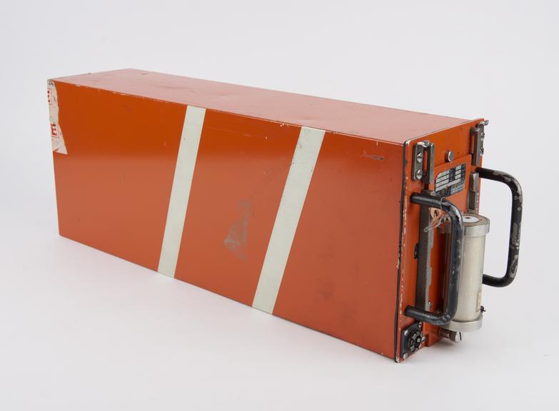 Flight data recorder, red, 1987-1997